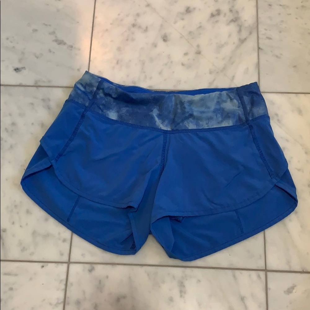 Lululemon shorts blue size 2